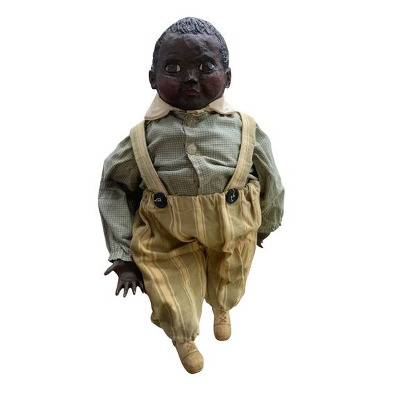 Arnett's Country Store Josiah 2234/4000 Doll w/ Clay Hands, Feet, Face 19" - Picture 2 of 3